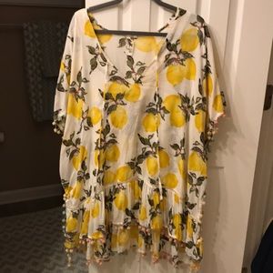 Violet Sky Lemon Coverup